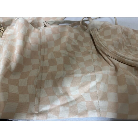 Peppermayo Wavy Checkered Bustier With Matching Skirt - Picture 8 of 10